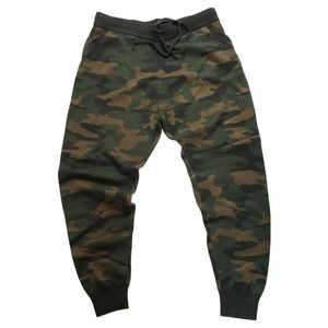 Only worn once! Womens Green Camo Warm Cozy Slouchy Joggers Size L NY& Co